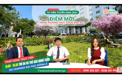 Livestream số 1: Điểm mới tuyển sinh 2021